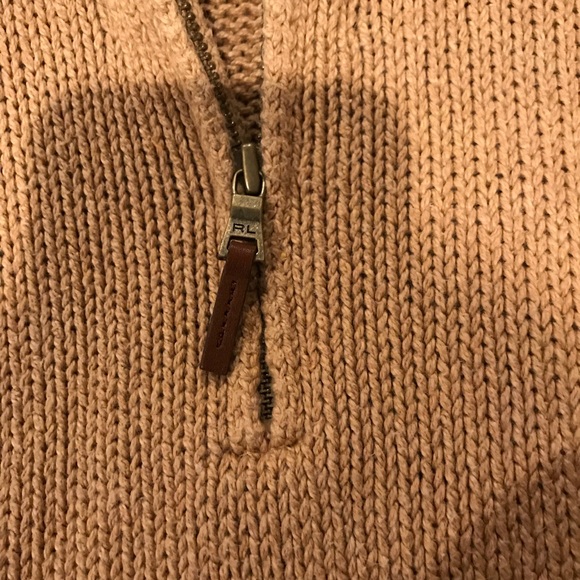 Men’s Ralph Lauren Polo 3/4 zip sweater - Picture 3 of 5